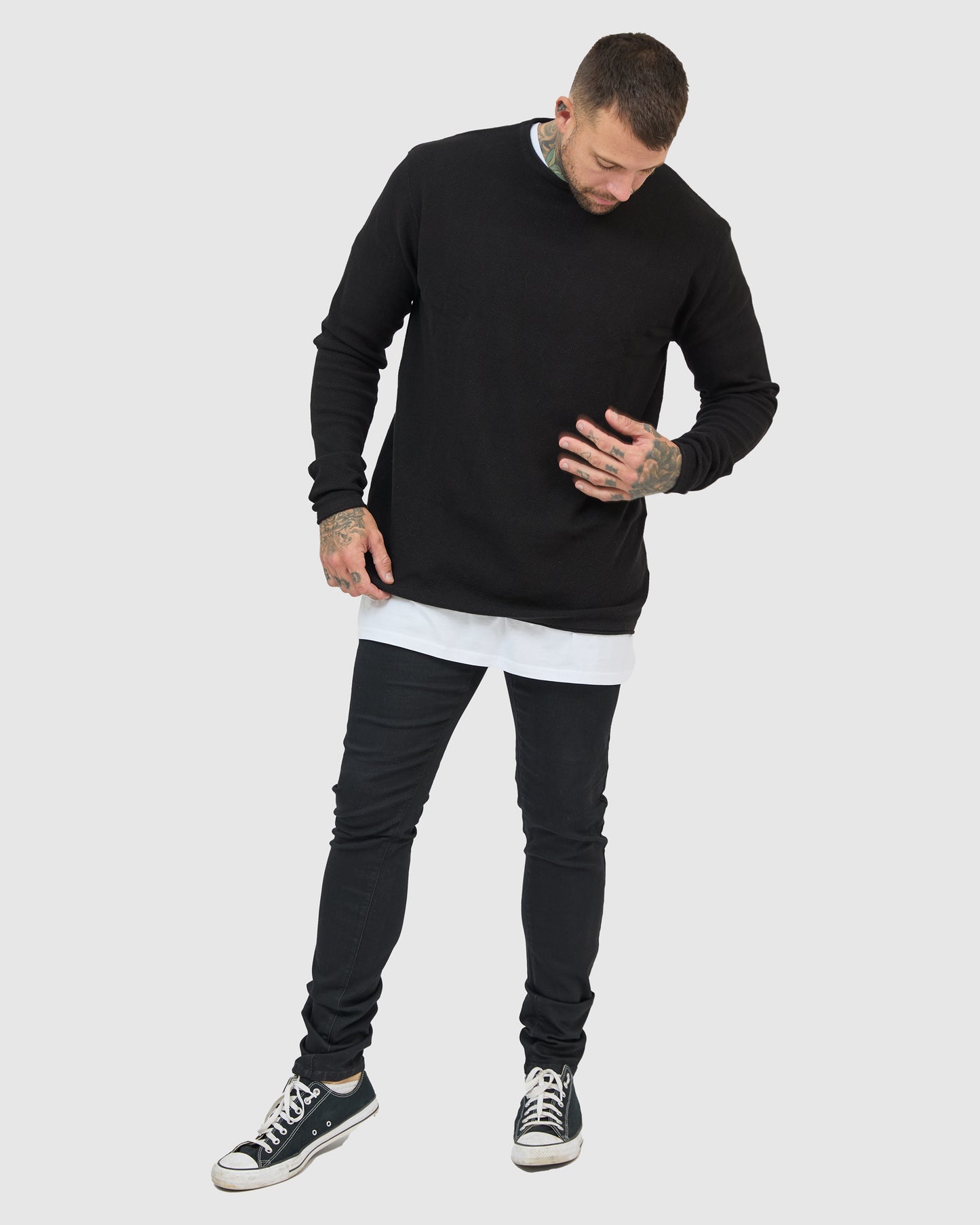 Road Knit Sweater - Black