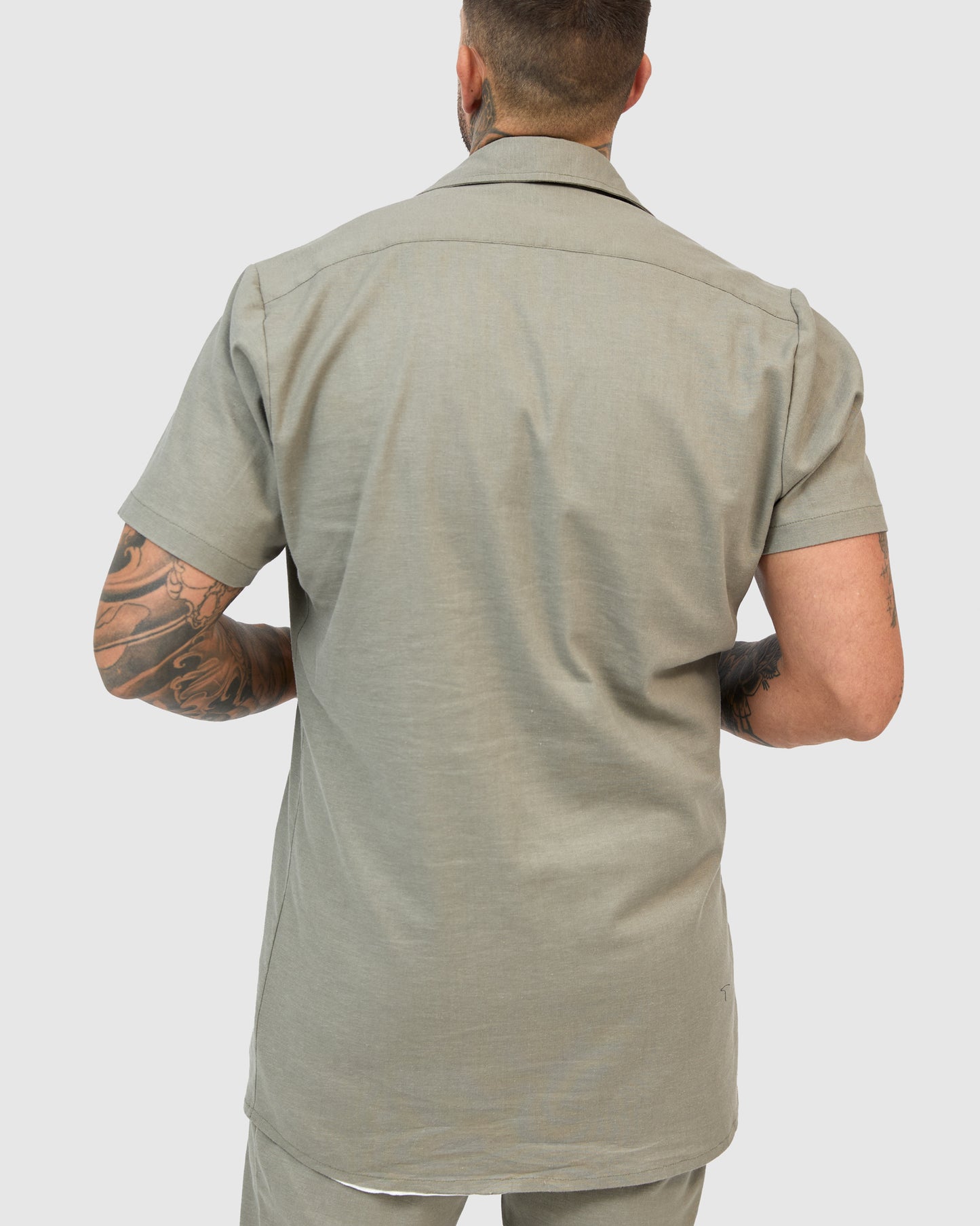 East Linen Shirt - Olive