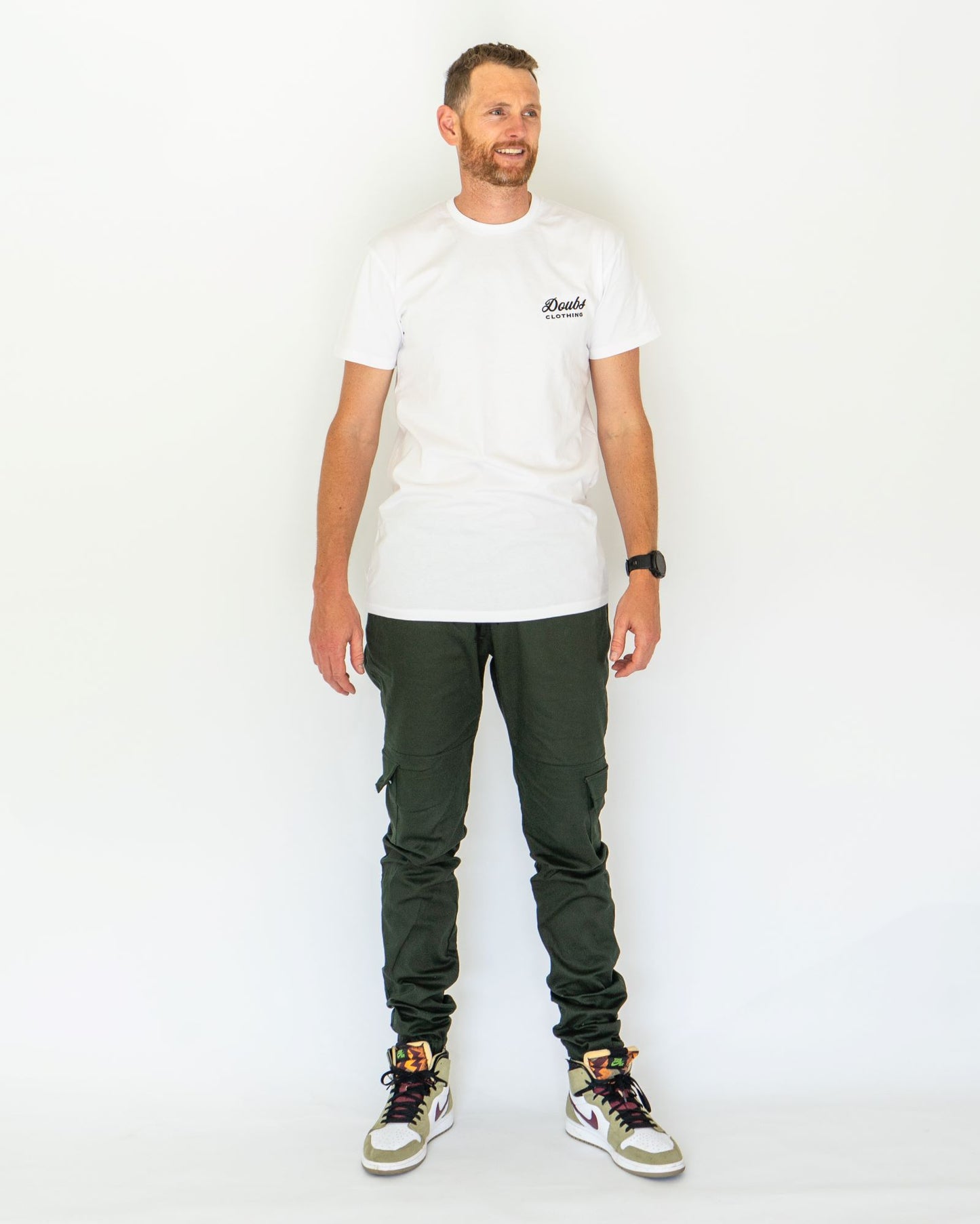 Streety Cargo Cuffs - Dark Green