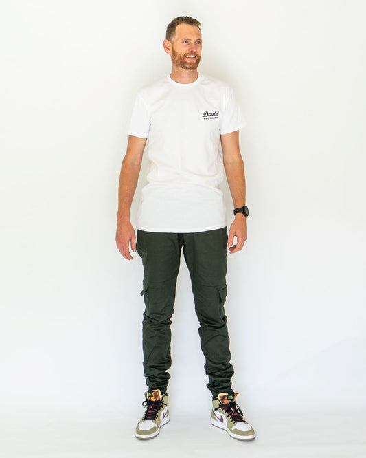 Streety Cargo Cuffs - Dark Green