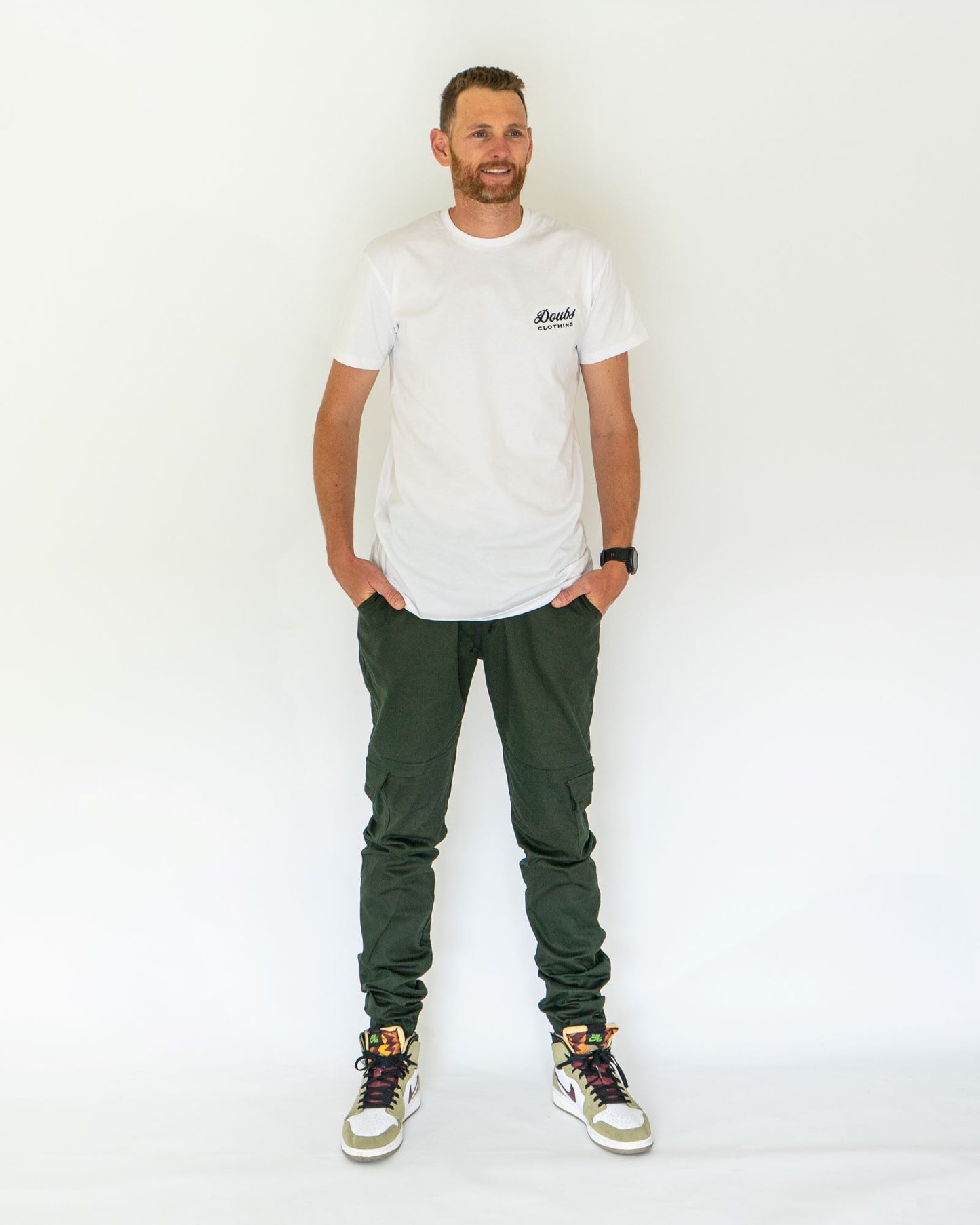 Streety Cargo Cuffs - Dark Green
