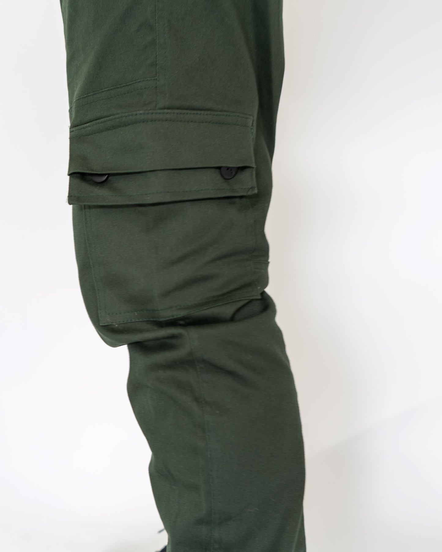 Streety Cargo Cuffs - Dark Green