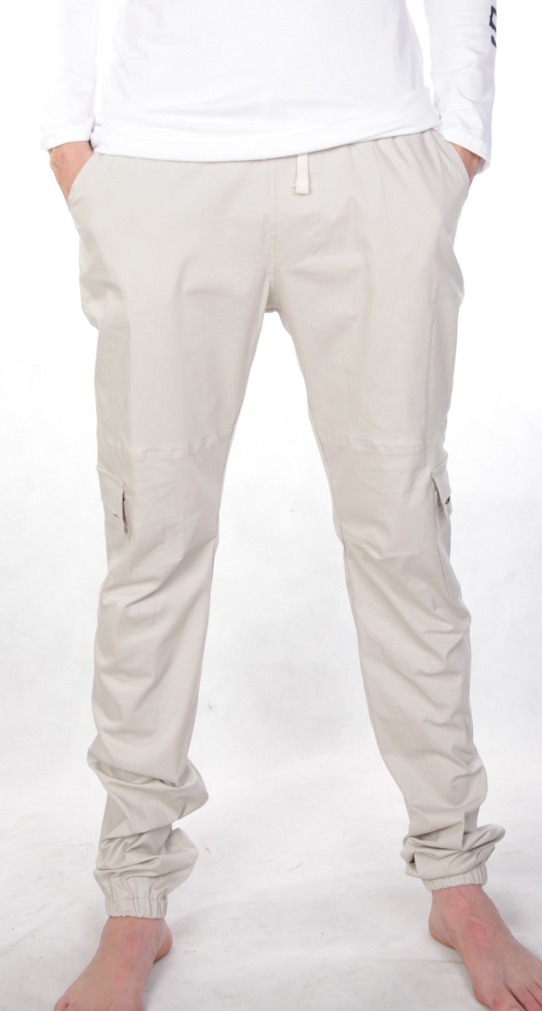 Streety Cargo Cuffs - Stone