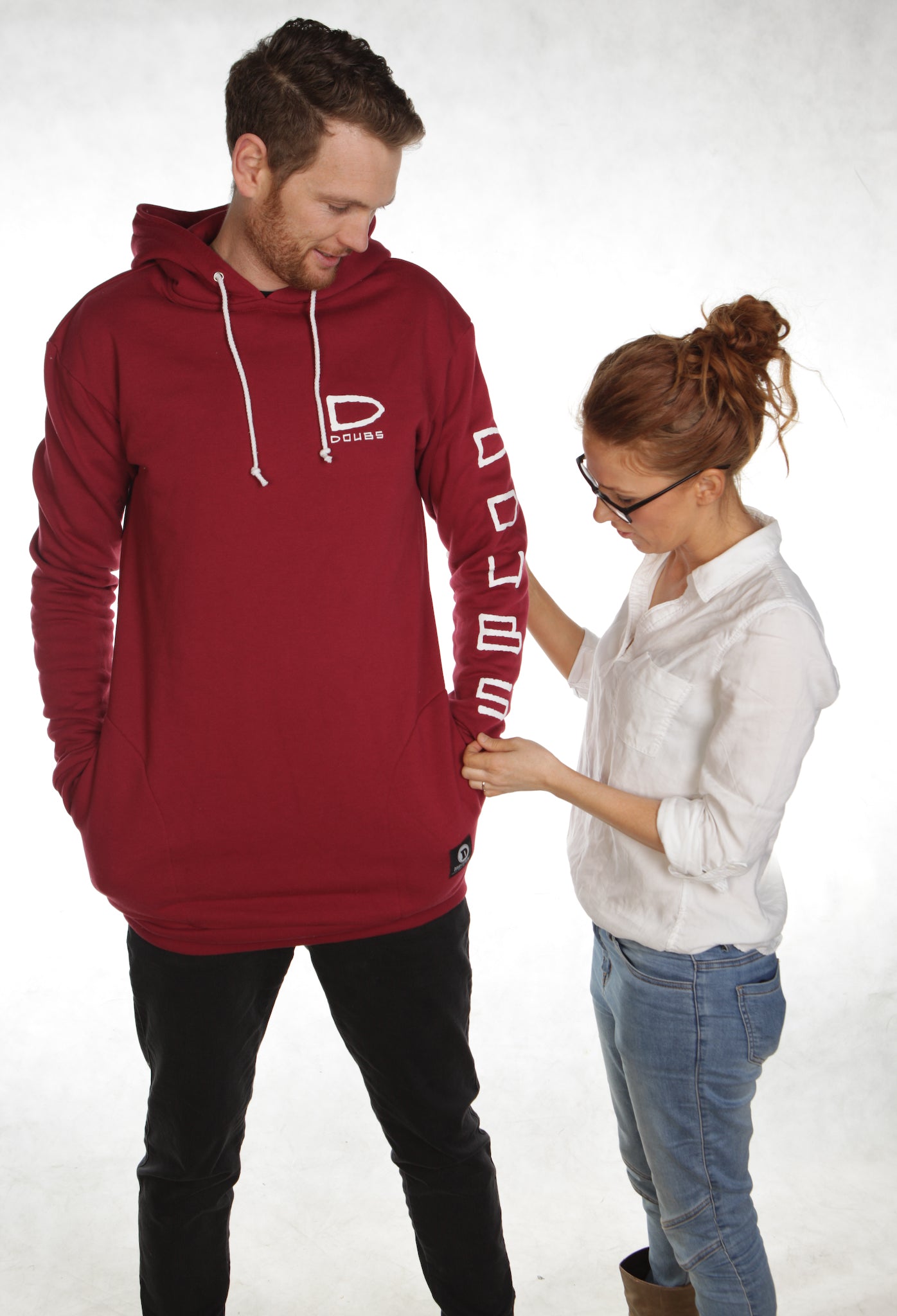 Luc Hoodie - Faded Red