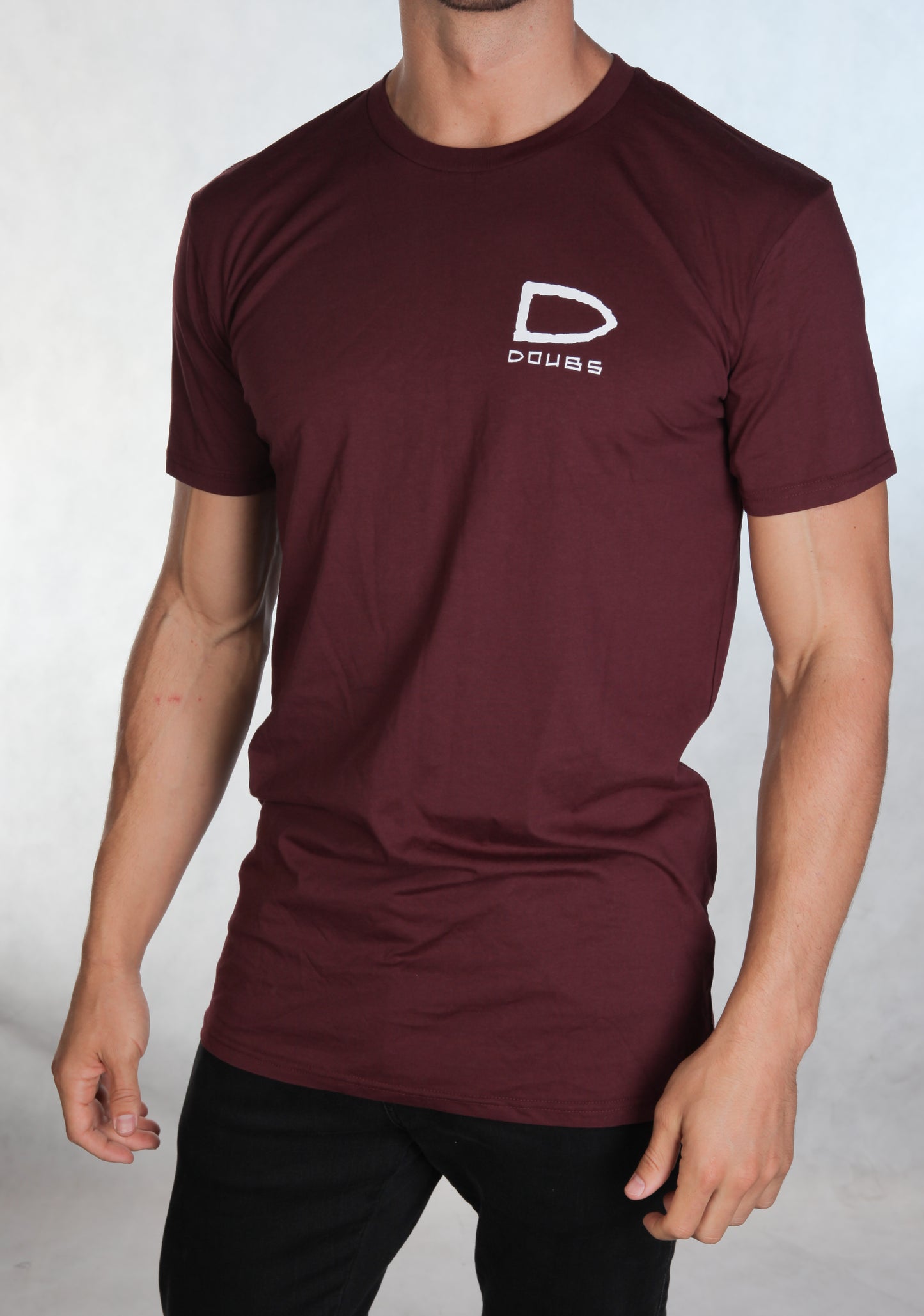 Towns Tee - burgundy