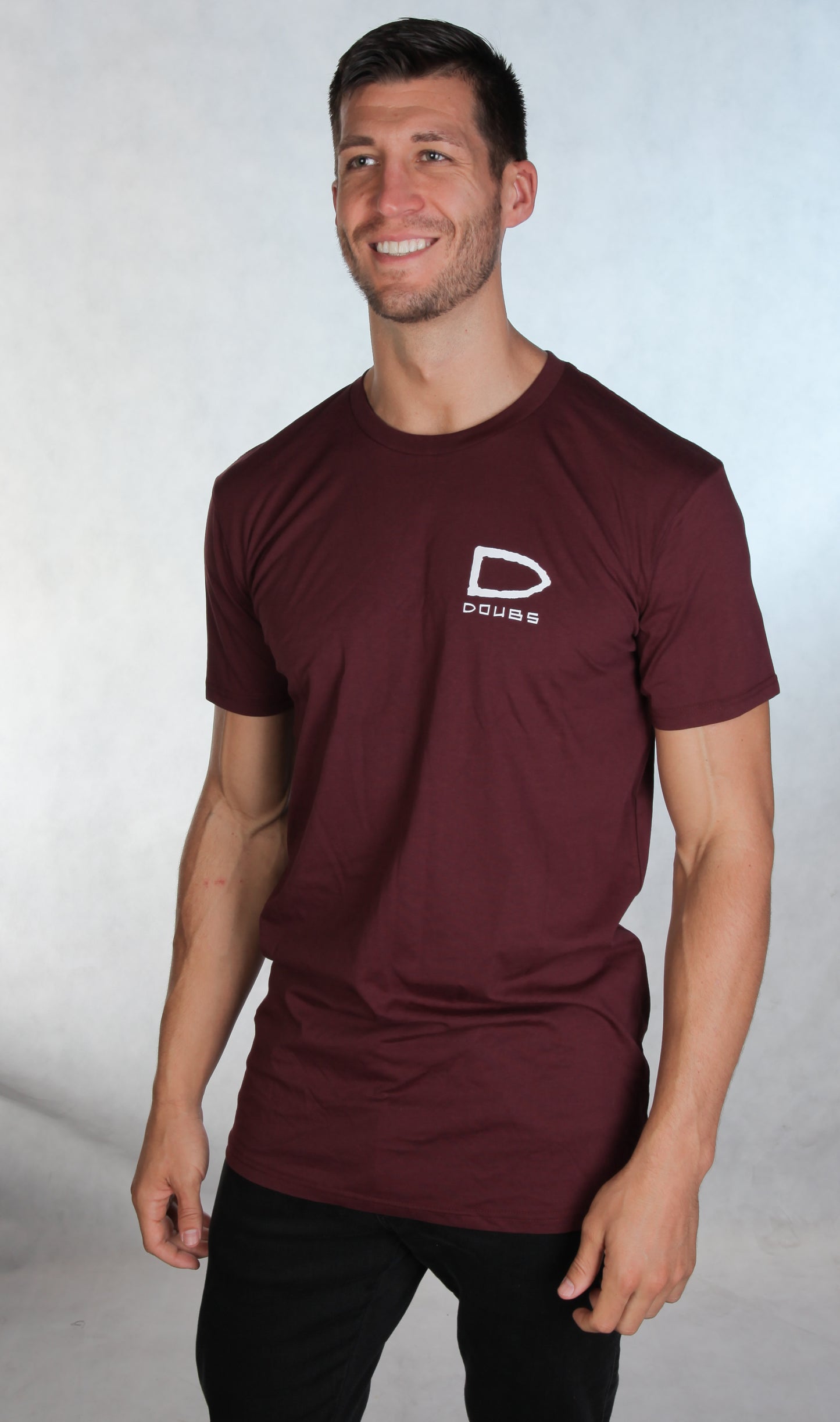 Towns Tee - burgundy