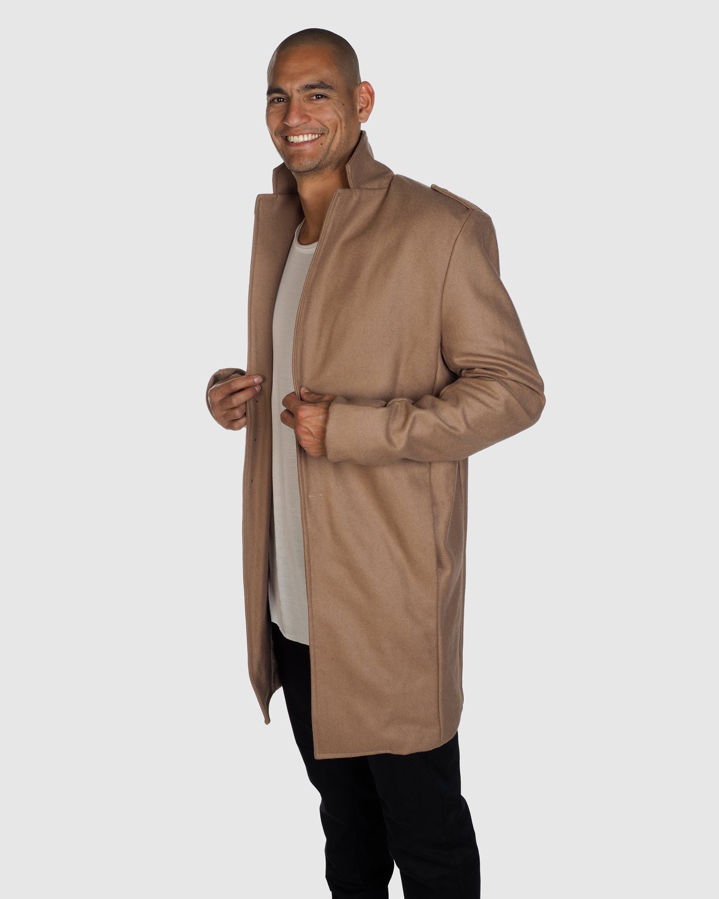 Beau Wool Coat - Latte