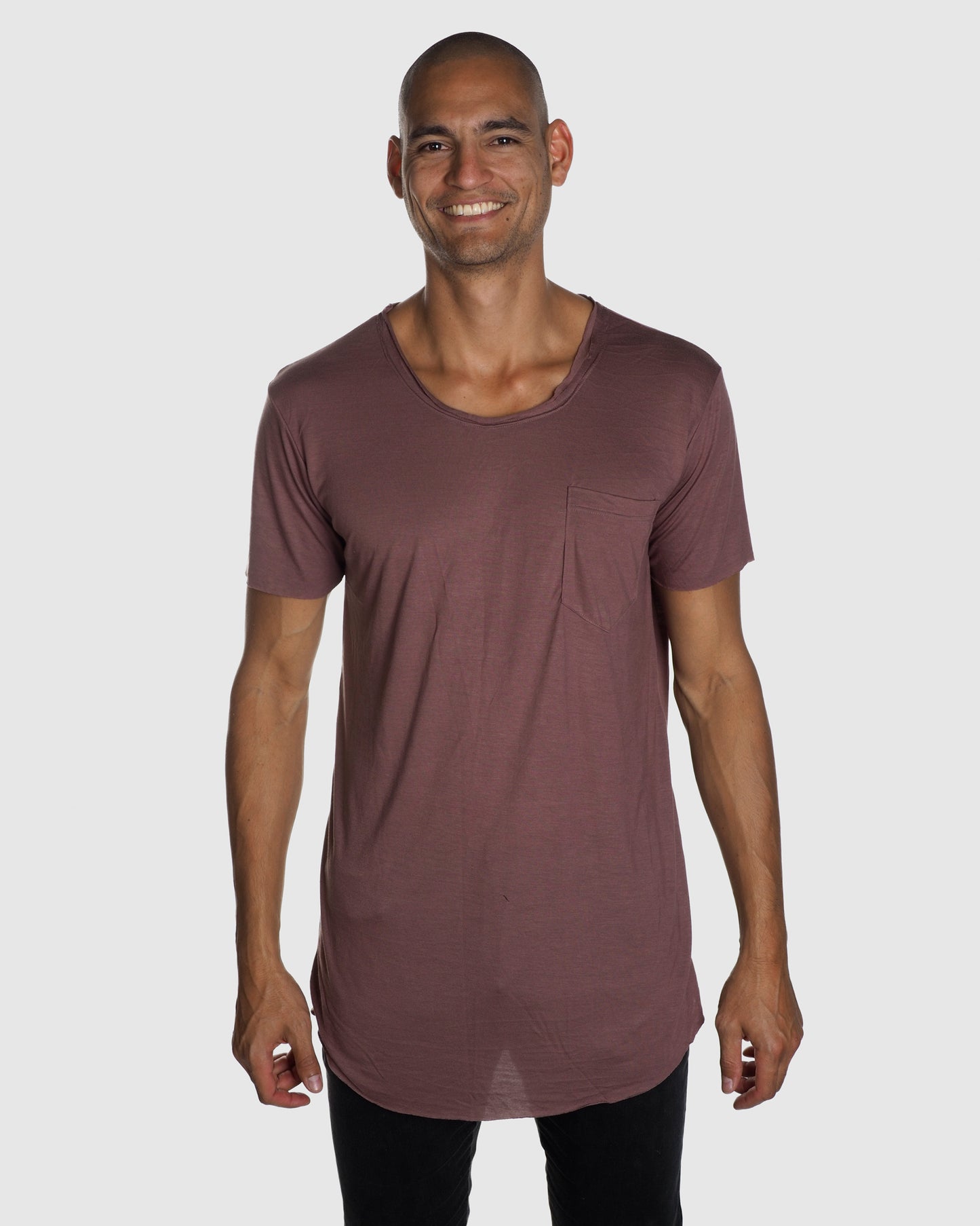 Raw Tee - Dusty Rose