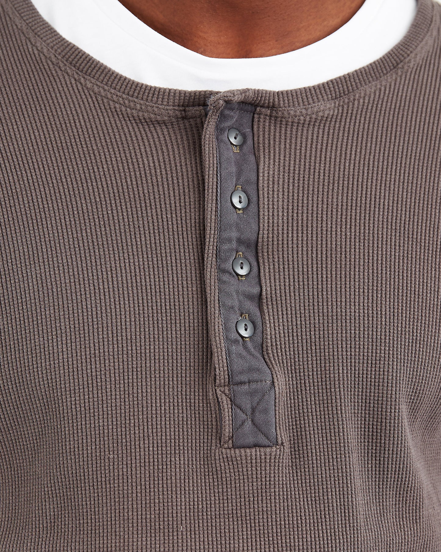 Luxe Long Johns - Waffle Taupe/Donkey