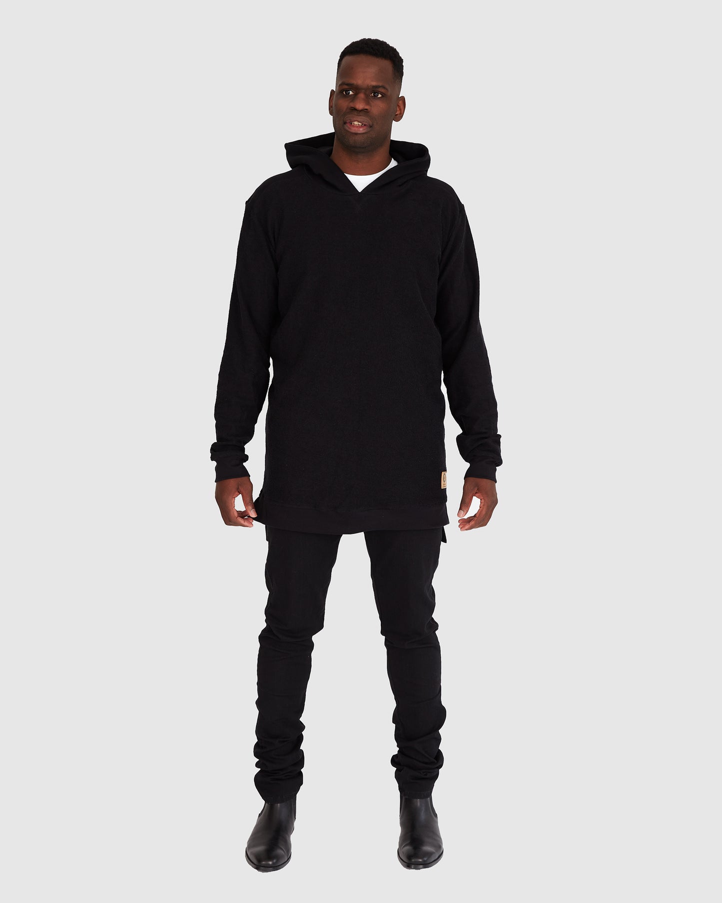 Raw Hoodie - Black