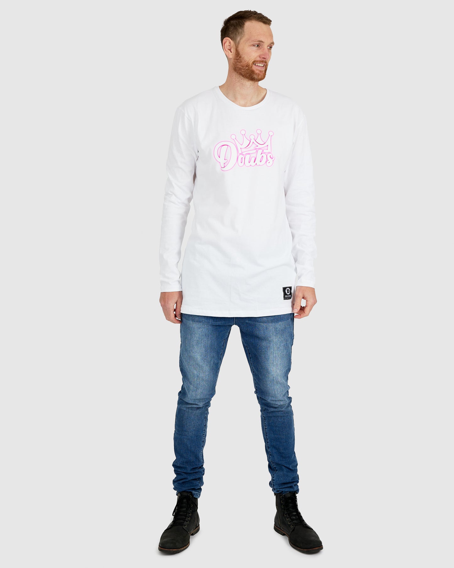 Neon King Long Sleeve - white
