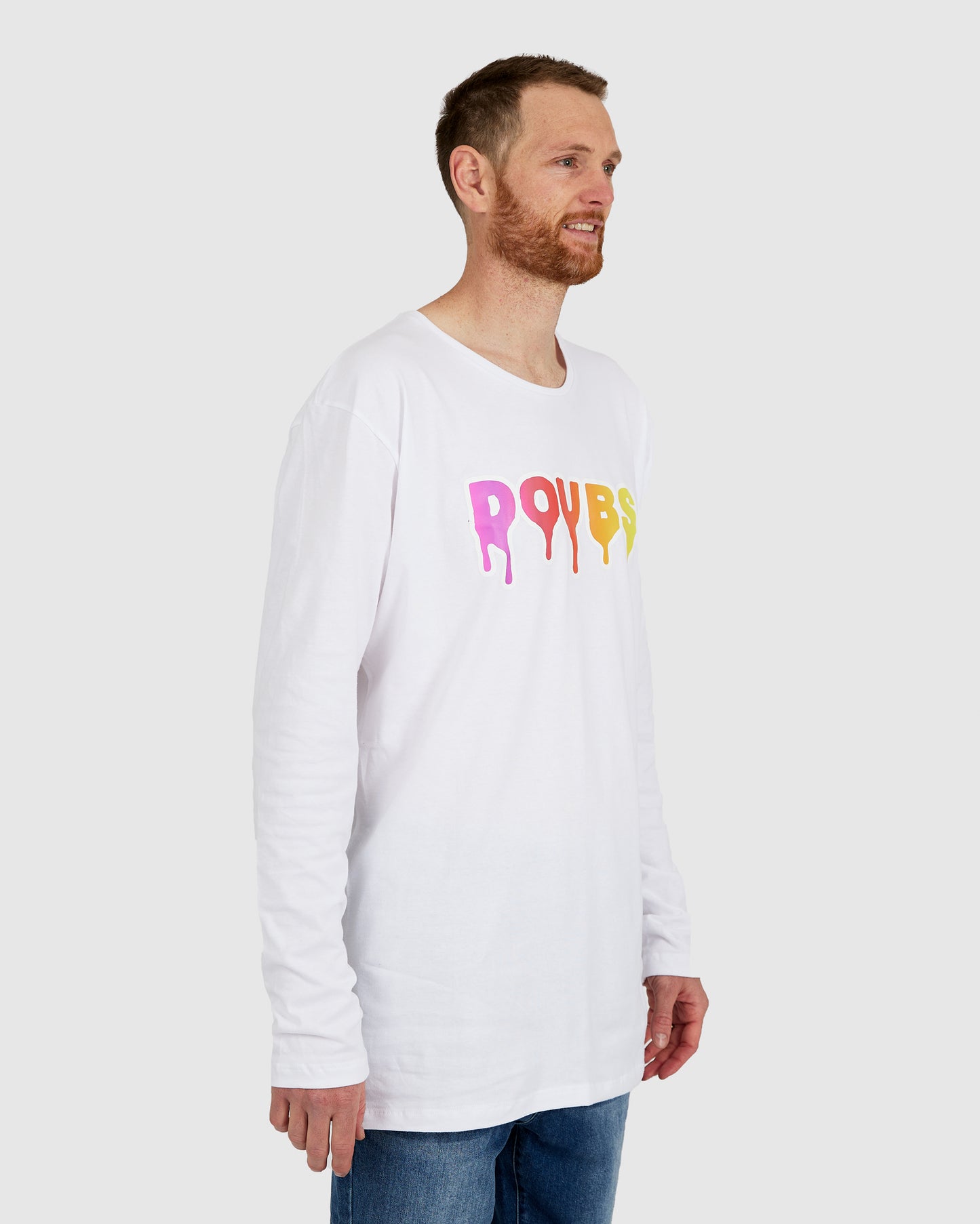 Doubs Drip Long Sleeve - white