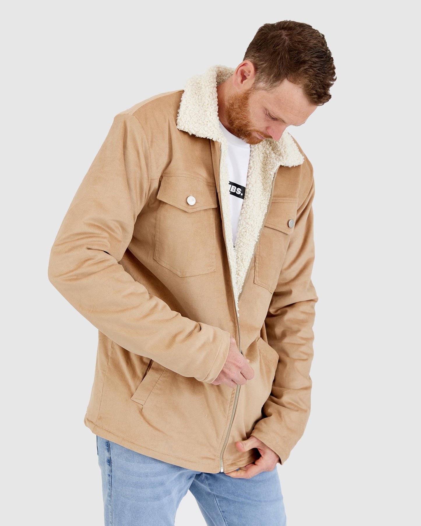 Hoyale Zip Corduroy - Tan