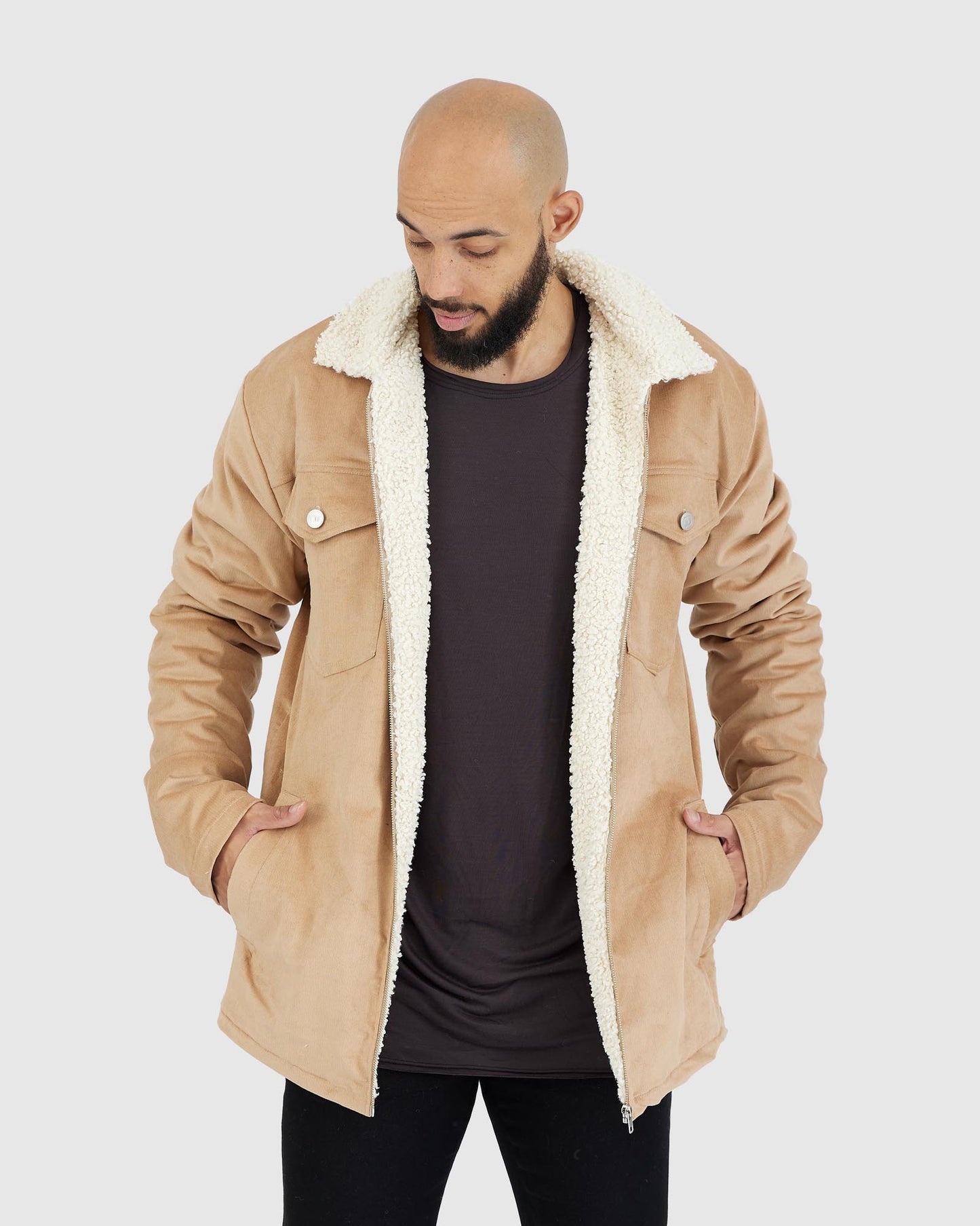 Hoyale Zip Corduroy - Tan