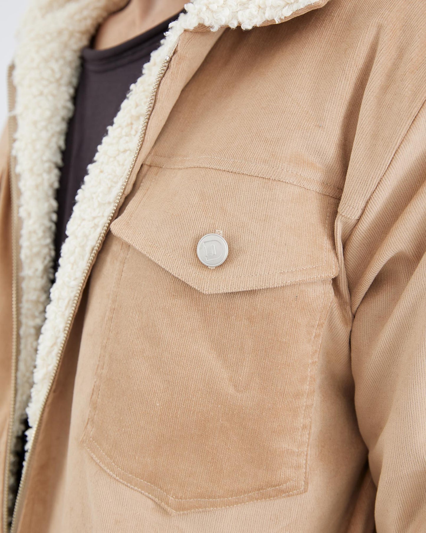 Hoyale Zip Corduroy - Tan