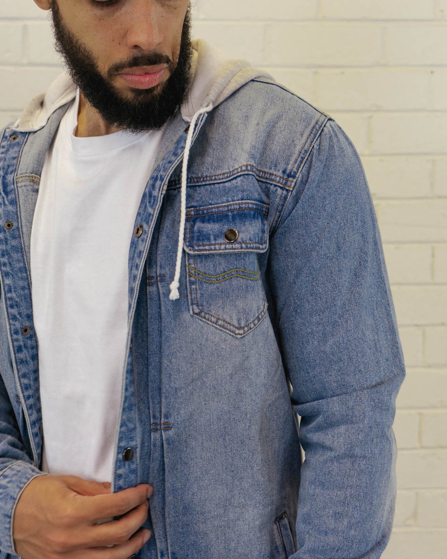 Denim Hoodie Jacket