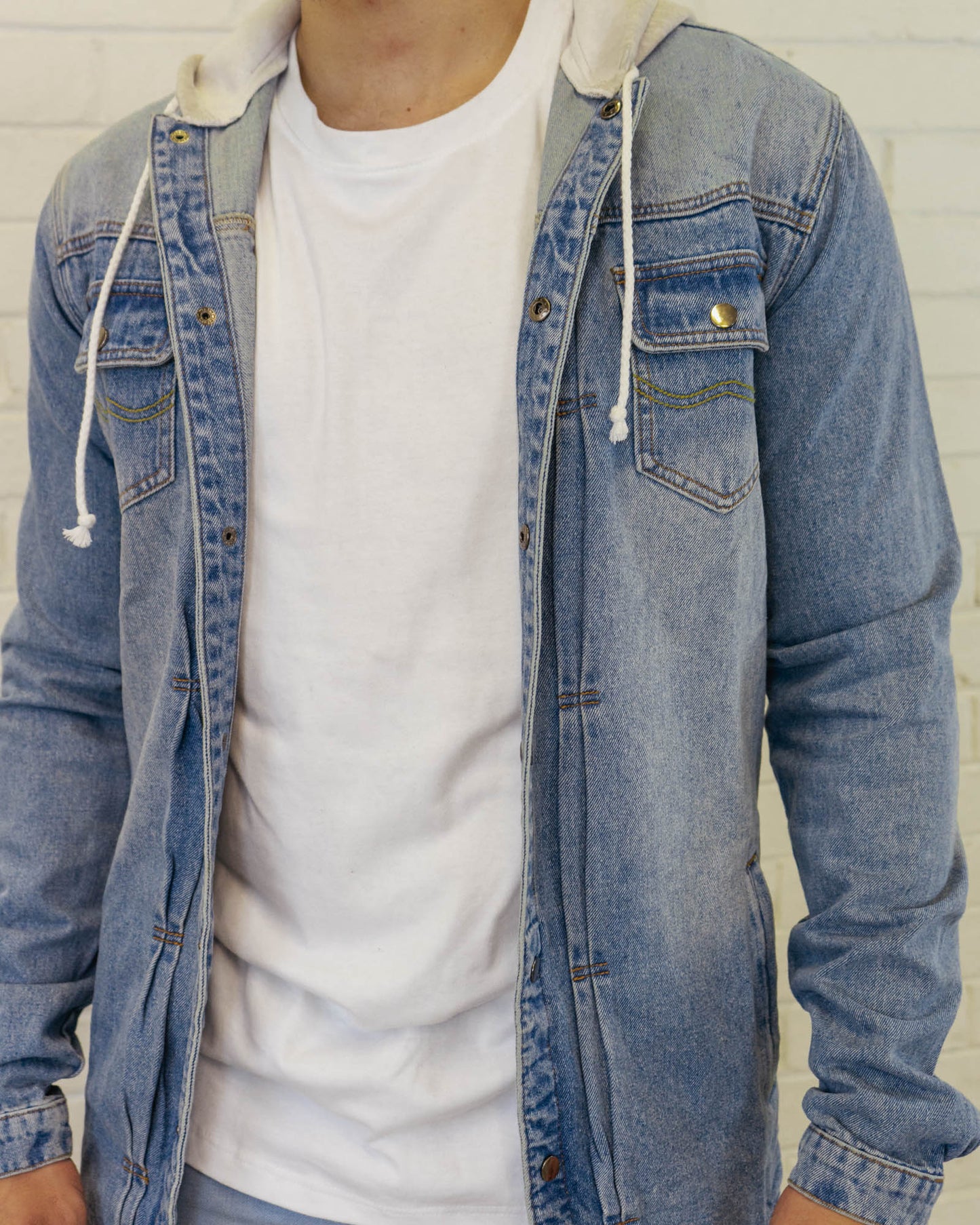 Denim Hoodie Jacket