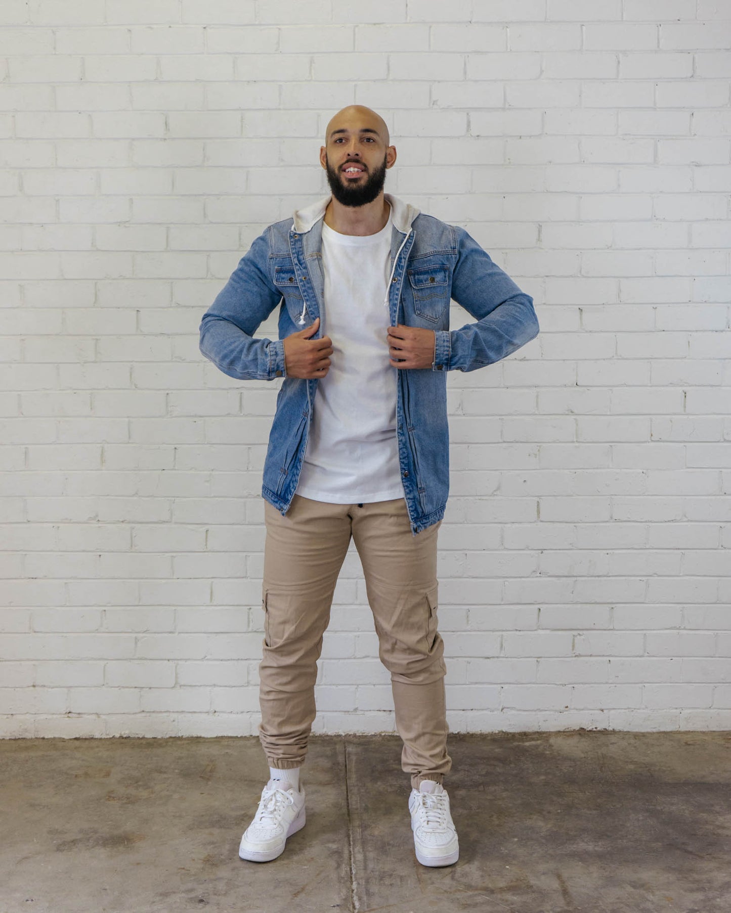 Denim Hoodie Jacket