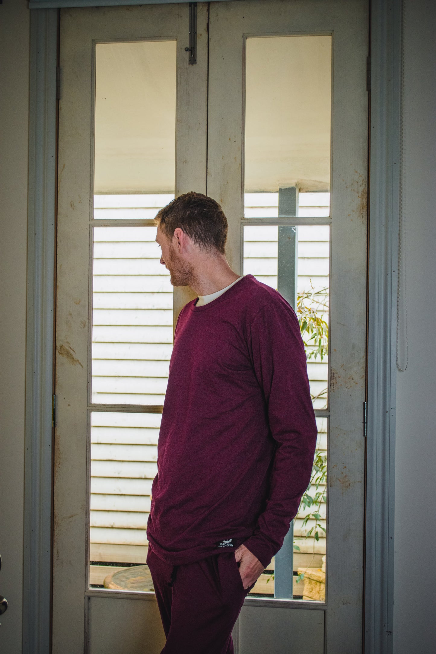 Loungewear - Long Sleeve - Maroon