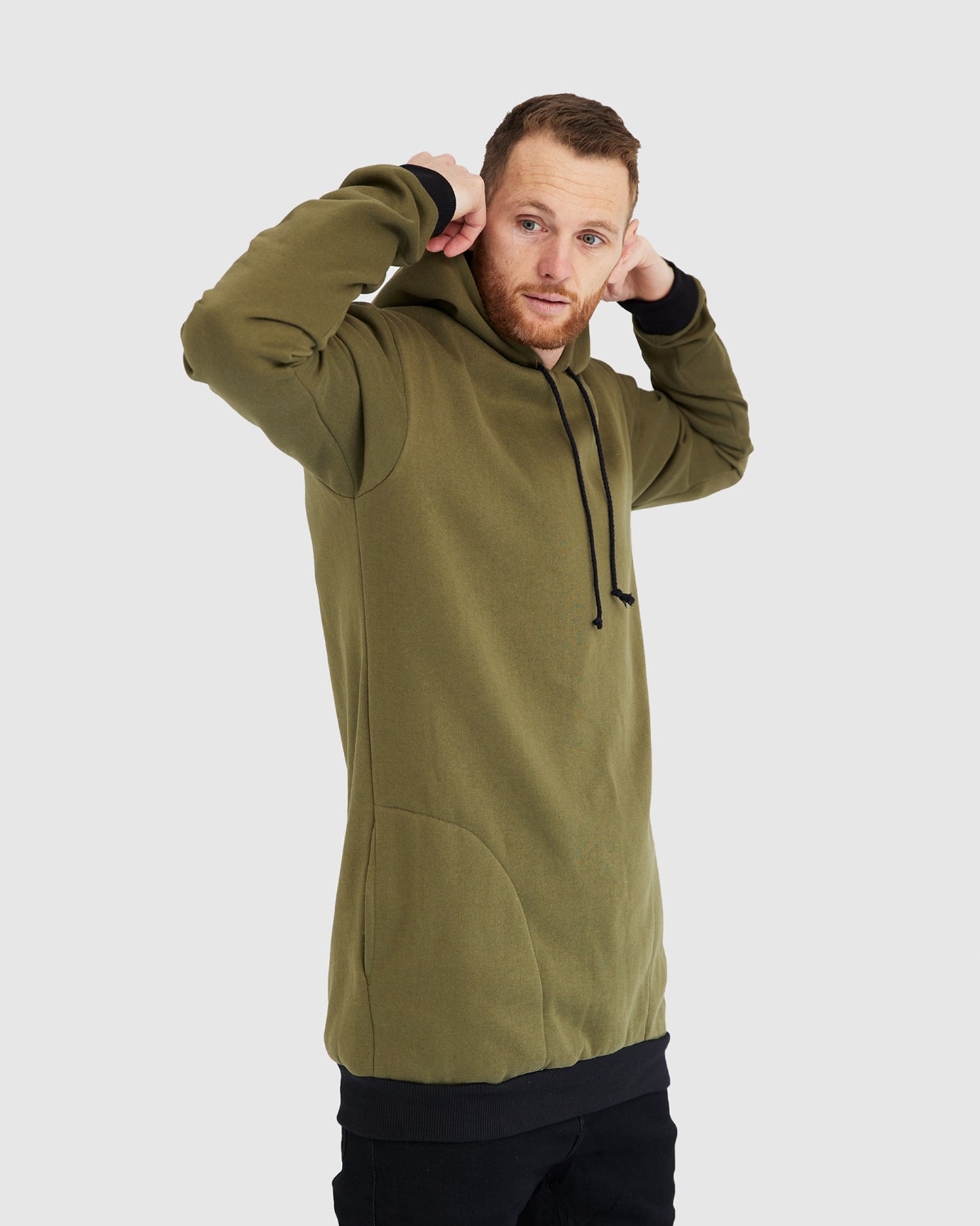 Luc Hoodie - Army Green