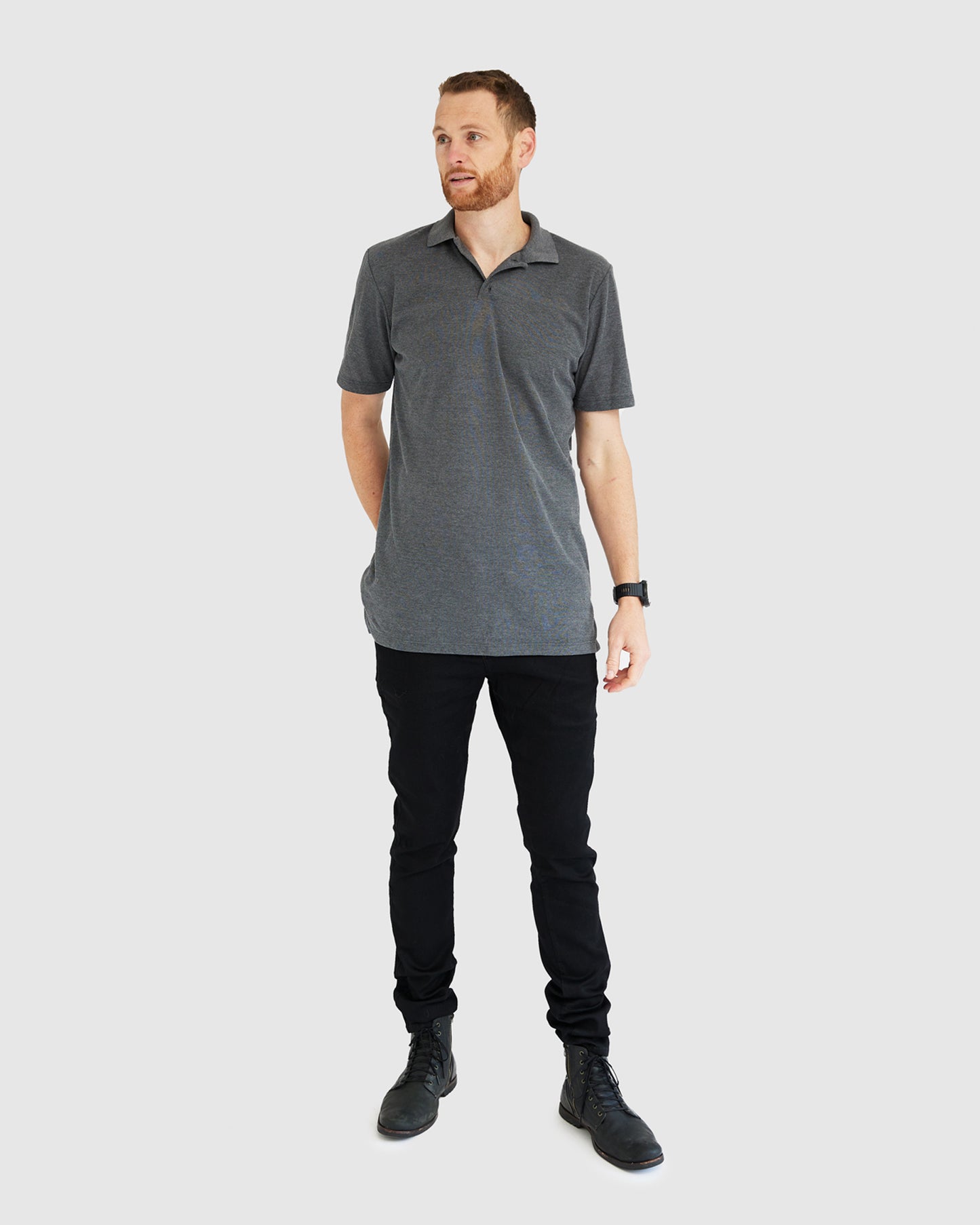 Polo Shirt - Charcoal