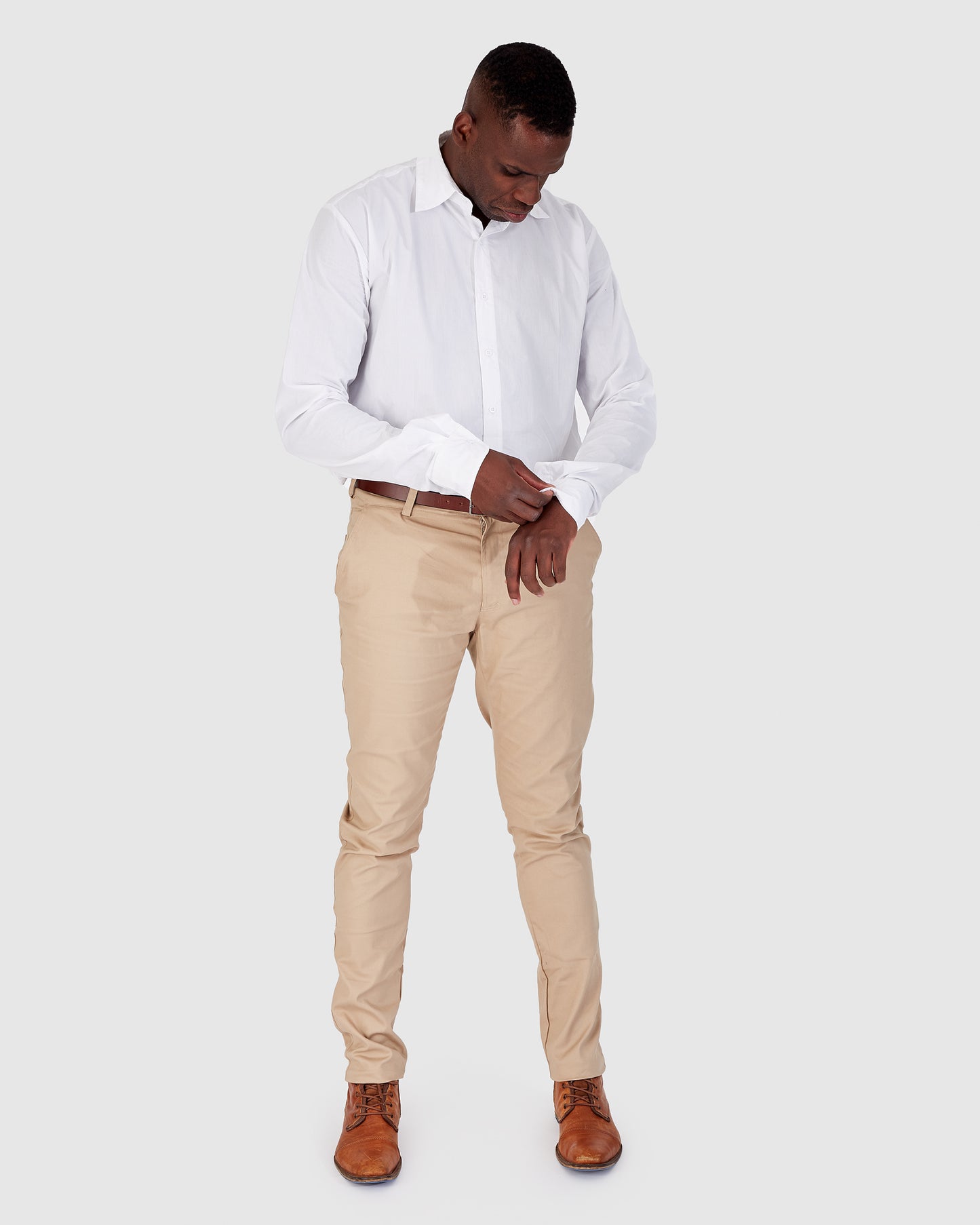 Mason Chinos - Skinny Fit Slacks - Beige