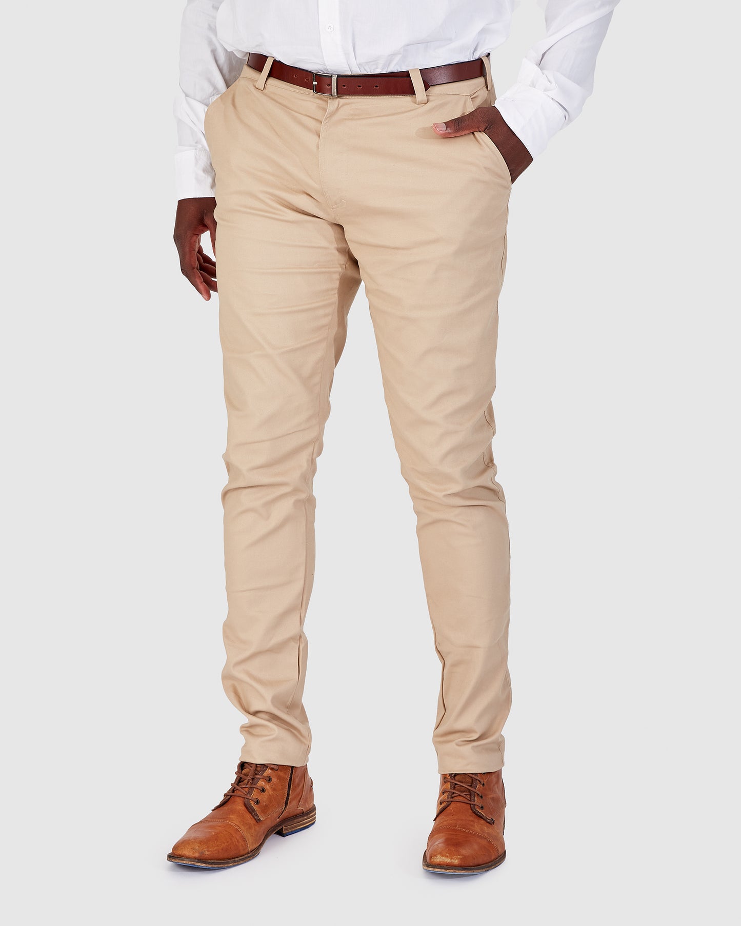 Mason Chinos - Skinny Fit Slacks - Beige