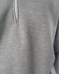 Quarter Zip Sweat - Grey Marle