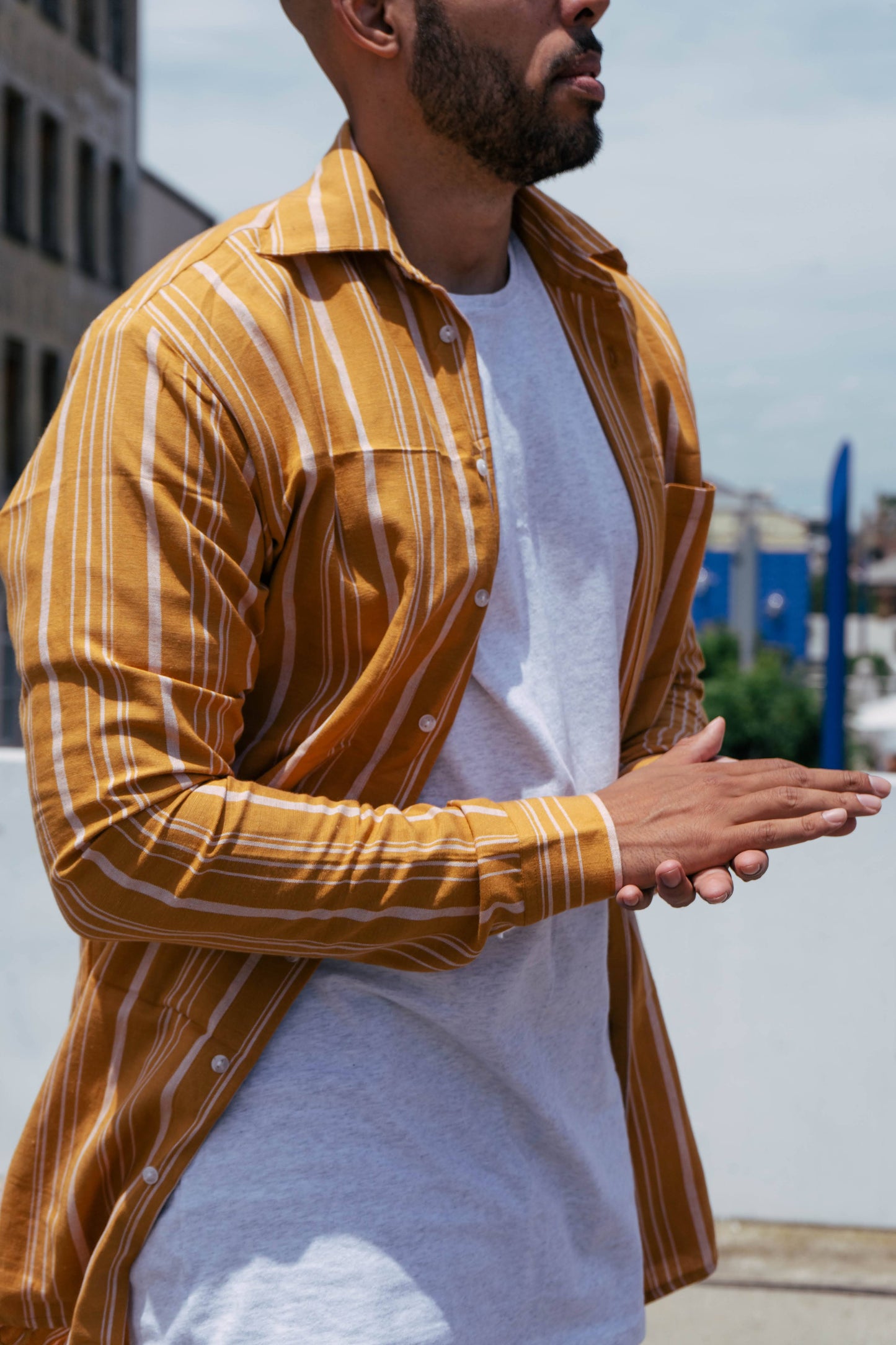 Myles Shirt - Mustard