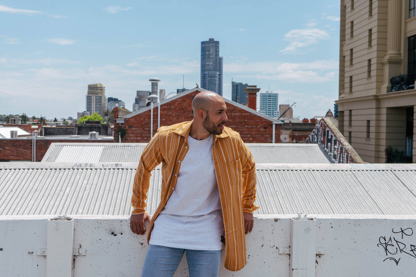 Myles Shirt - Mustard