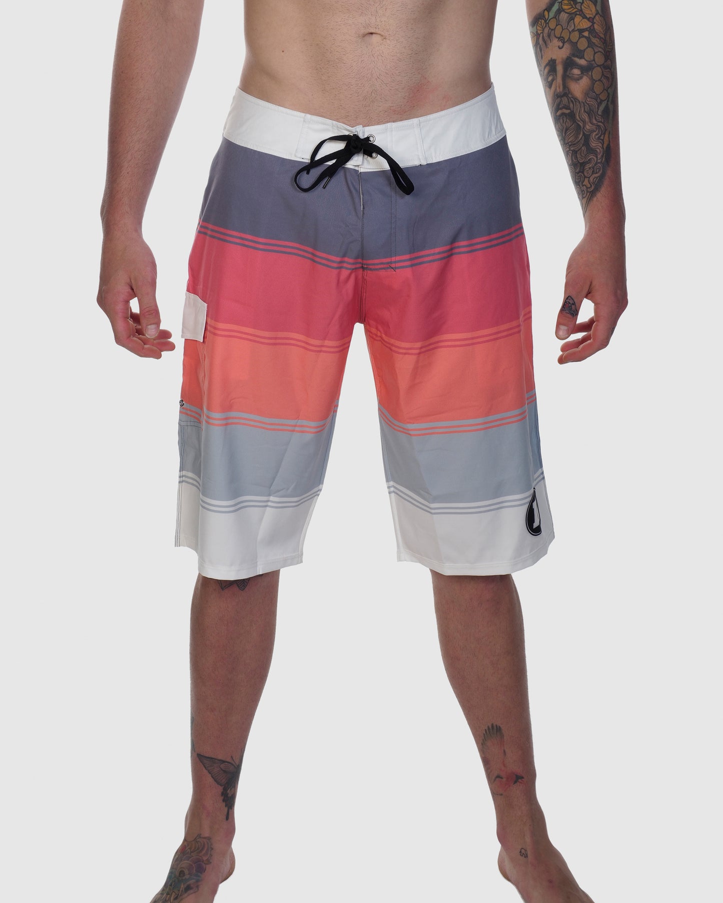 Han Board Shorts - Watermelon Stripe