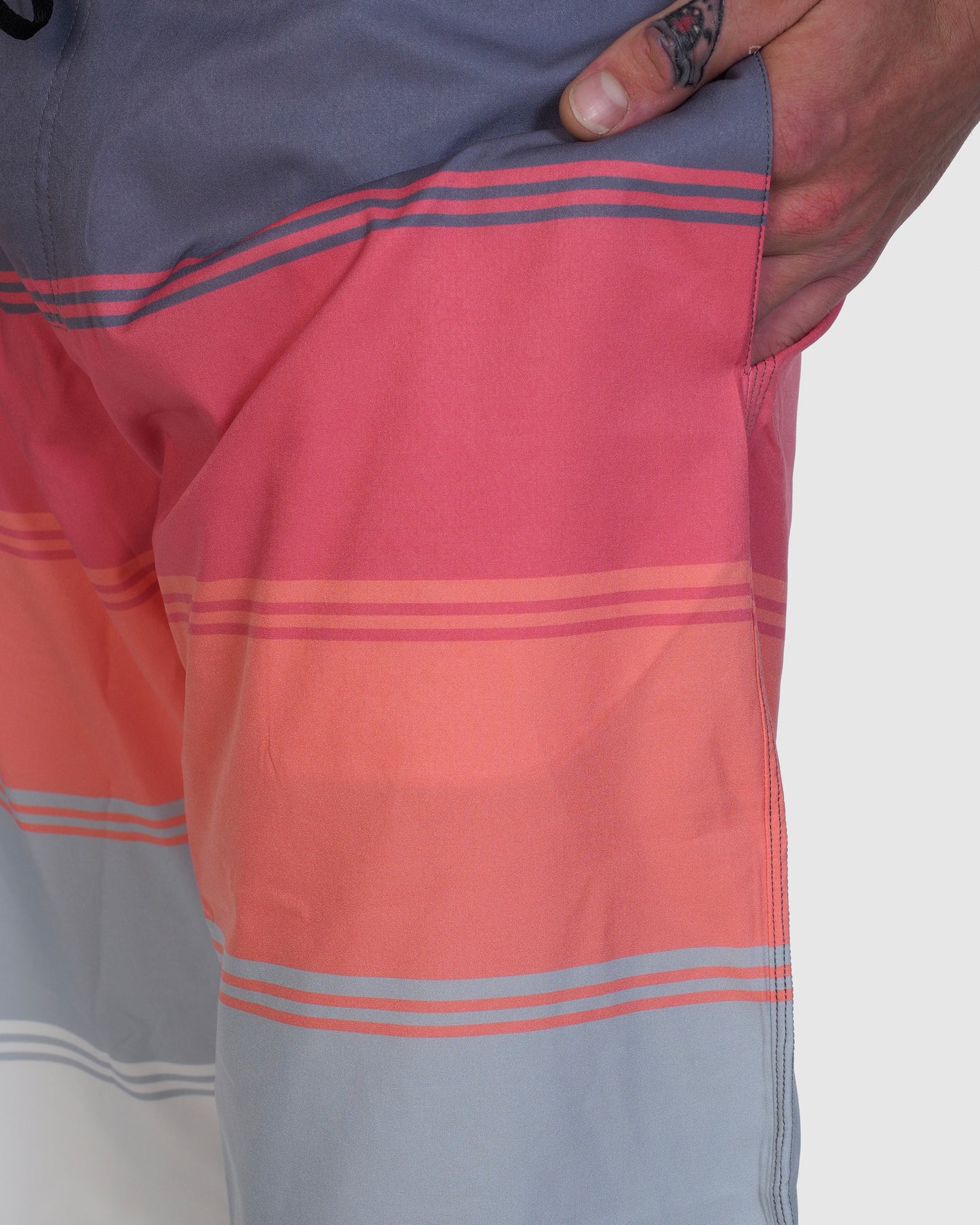 Han Board Shorts - Watermelon Stripe
