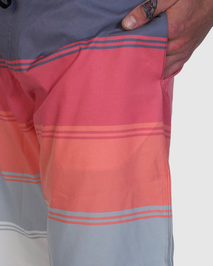 Han Board Shorts - Watermelon Stripe
