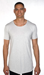 Raw Tee - White Marle