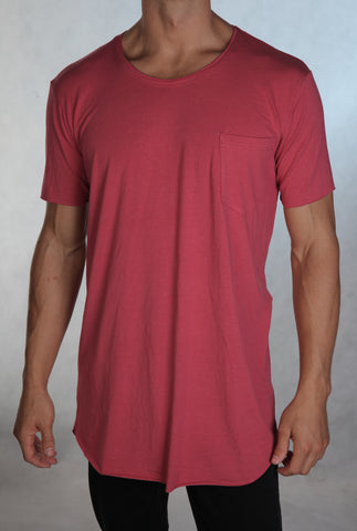Raw Tee - Faded Red