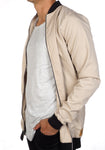 Krome Bomber Jacket - Beige