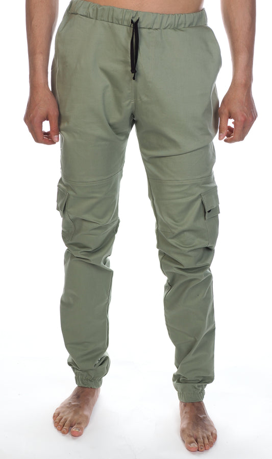 Streety Cargo Cuffs - Olive Green