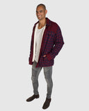 Schensch Flannel Jacket - Wool Lining - Red Check