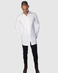 Button Down - Long Sleeve Shirt - White