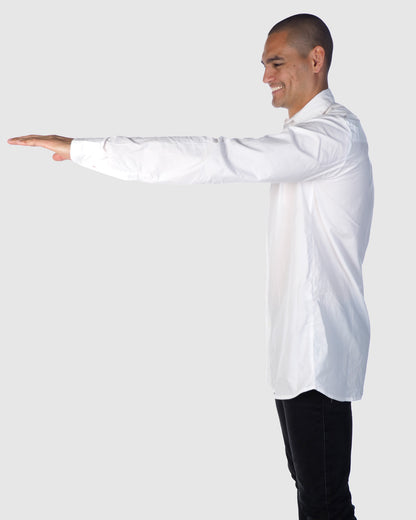 Button Down - Long Sleeve Shirt - White