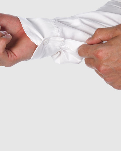Button Down - Long Sleeve Shirt - White