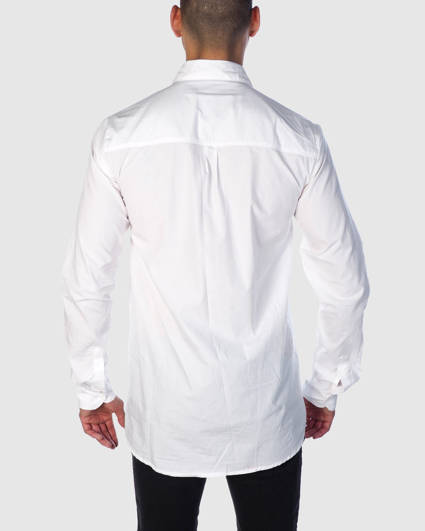 Button Down - Long Sleeve Shirt - White