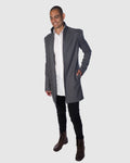 Beau Wool Coat - Charcoal