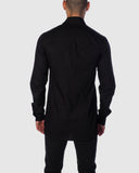 Button Down - Long Sleeve Shirt - Black