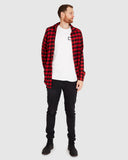 Aussie Flanny - Red/Black Check