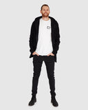 Flynn Zip Hoodie - Black