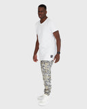Camo  Cargo Joggers- Grey
