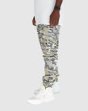 Camo  Cargo Joggers- Grey
