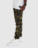 Camo Cargo Joggers- Dark Green