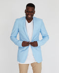 Zimmer Suit Jacket - Sky Blue Blazer
